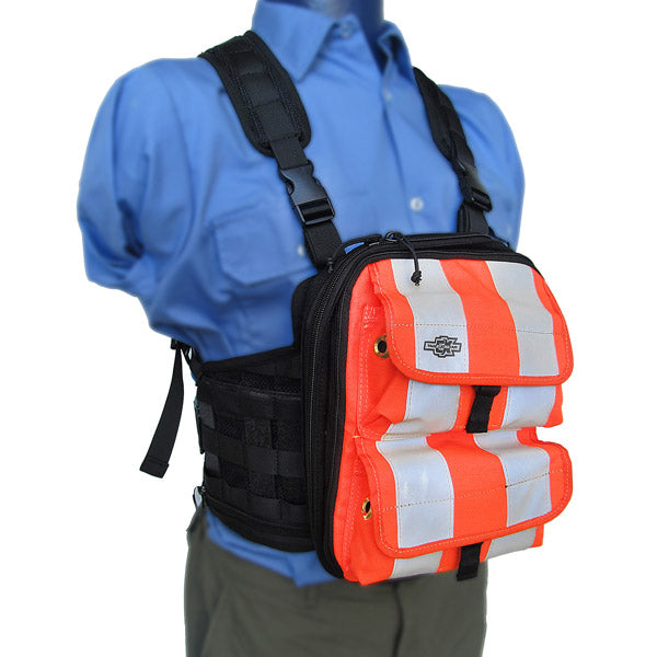 Orange Front Cover with Pockets (Fits the Small & Medium Ruxton Pack)